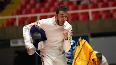 أولمبياد باريس، محمد السيد يواجه بطل فرنسا في نصف نهائي سلاح المبارزة