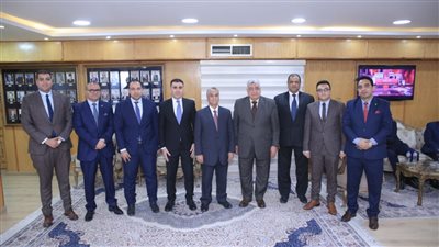 المستشار أحمد عبود يستقبل رئيس نادي قضاة الشرقية