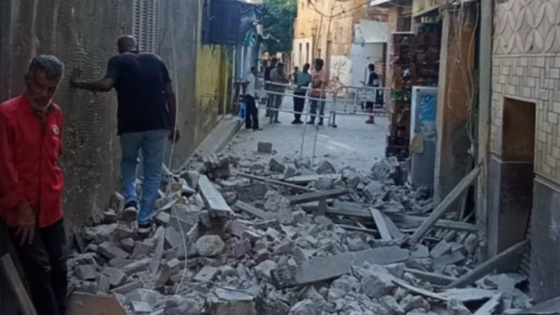 انهيار عقار بالإسكندرية،