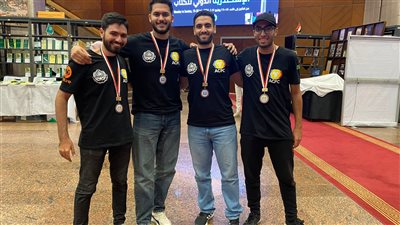 حصول فريق كلية الهندسة بشبرا على الميدالية البرونزية بنهائي مسابقة البرمجة المصرية