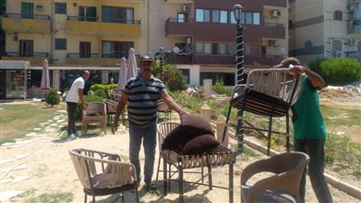 حملات لرفع الإشغالات وضبط مركبات 