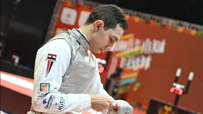 أولمبياد باريس، محمد حمزة يتأهل لربع نهائي سلاح الشيش