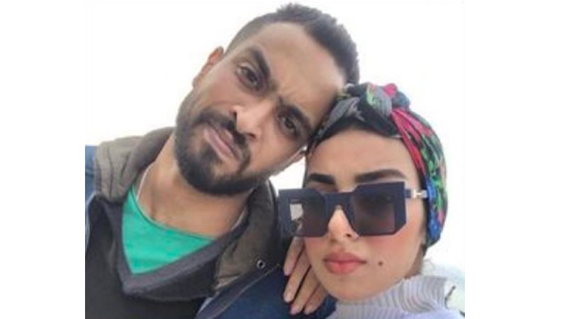 هدير عاطف وزوجها