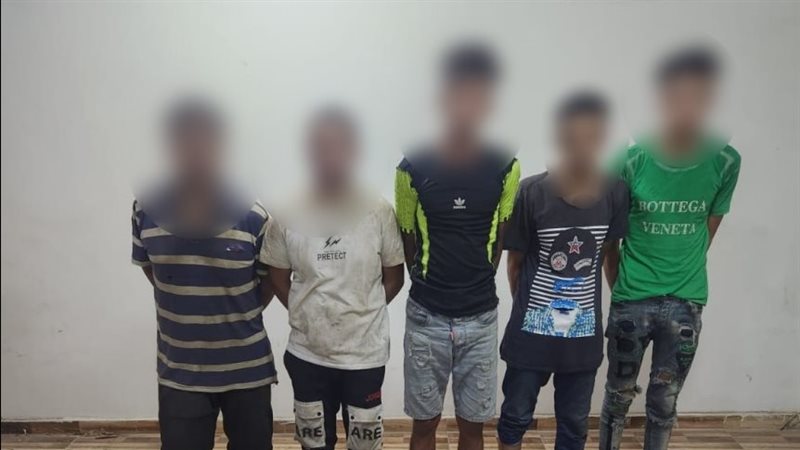 القبض على المتهمين