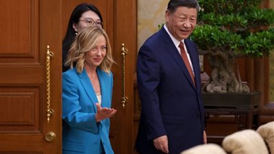 رئيسة الوزراء الإيطالية تزور الصين لتعزيز التعاون التجاري