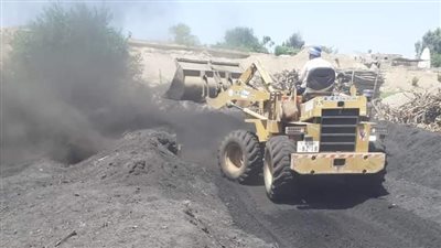إزالة مكمورة فحم بمركز كوم حمادة في البحيرة