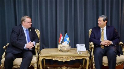 محافظ دمياط يستقبل مدير مكتب منظمة العمل الدولية لبحث سبل التعاون (صور)