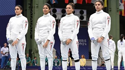 منتخب سلاح سيف المبارزة سيدات يحتل المركز الثامن في أولمبياد باريس