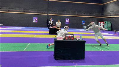 أولمبياد باريس، منتخب سلاح السيف رجال يستعد لمنافسات الفرق بالقرية الأولمبية (صور)