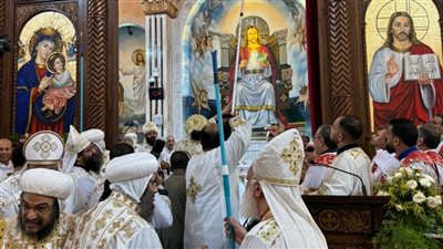 البابا تواضروس يدشن كنيسة أبي سيفين في الإسكندرية 