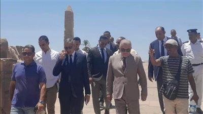جولة تفقدية لمساعد وزير الداخلية لمنطقة جنوب الصعيد ومدير أمن الأقصر بمعابد الكرنك 