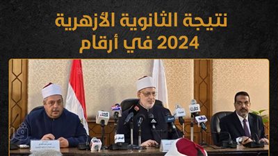 نتيجة الثانوية الأزهرية 2024 في أرقام (إنفوجراف) 