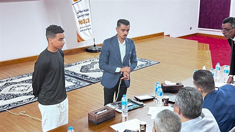 جانب من مشاركة طلاب