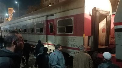 توقف حركة قطارات الإسكندرية بسبب حادث قطار في قويسنا 