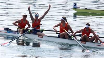 أولمبياد باريس، هولندا تحرز الميدالية الذهبية في التجديف الرباعي 