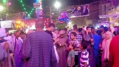 هنروح المولد، الآلاف يحتفلون بالليلة الختامية لمولد سلطان الصعيد سيدي الفرغل (فيديو) 