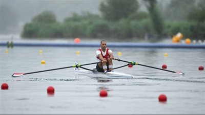 عبد الخالق البنا يودع منافسات التجديف في المركز 21 