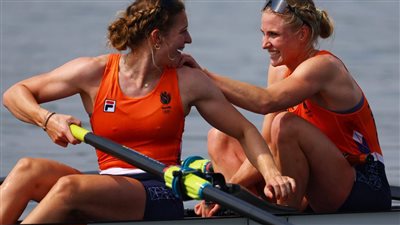 أولمبياد باريس، هولندا تحصد الميدالية الذهبية في التجديف الزوجي للسيدات