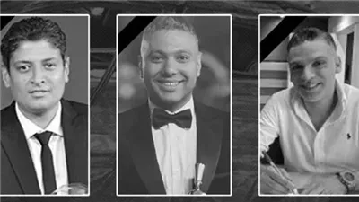 اليوم، عزاء المنتجين حسام شوقي وفتحي إسماعيل ومحمود كمال وتامر فتحي بالشيخ زايد 