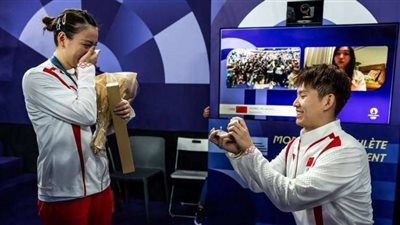 ميدالية ذهبية وخاتم خطوبة، صينية تغادر أولمبياد باريس بعرض زواج استثنائي (فيديو)