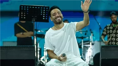 10 لقطات من حفل رامي جمال بمهرجان العلمين الجديدة 