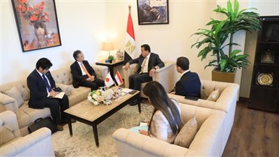  خالد عبدالغفار يستقبل السفير الياباني لبحث التعاون في القطاع الصحي