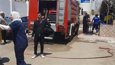 إصابة 5 من أسرة واحدة بحريق منزلهم في بني سويف