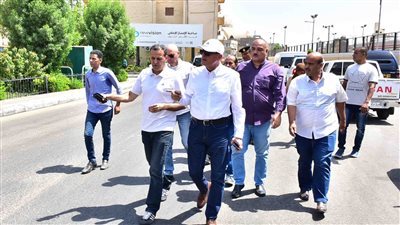 محافظ الأقصر يوجه بتكثيف أعمال التشجير والاهتمام بالنظافة والإنارة