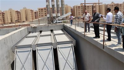 مياه الفيوم: 75% نسبة الإنجاز في المرحلة الثالثة لمحطة العزب الجديدة