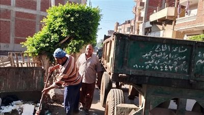 حملة للنظافة والتجميل بالإبراهيمية في الشرقية 
