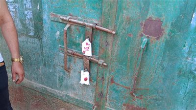 غلق مستودع غاز مخالف بقرية كفر بولين في البحيرة 