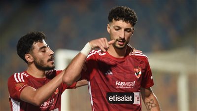 وسام أبو علي يسجل الهدف الأول لـ الأهلي في المقاولون العرب (صور)