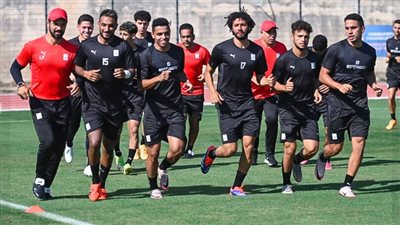 المنتخب الأولمبي يؤدي مرانه الأخير استعدادا لمواجهة فرنسا