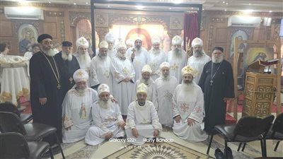 الأنبا اغناطيوس يترأس اجتماع كهنة إيبارشية المحلة الكبرى