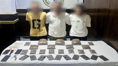 ضبط 9 تجار مخدرات بحوزتهم استروكس وحشيش وشادو في القاهرة