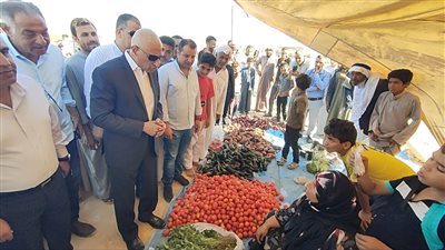 محافظ شمال سيناء يتفقد سوق الجورة بالشيخ زويد (صور)