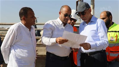 محافظ المنيا يتفقد الأعمال الإنشائية لـ كوبري أبوقرقاص (صور)