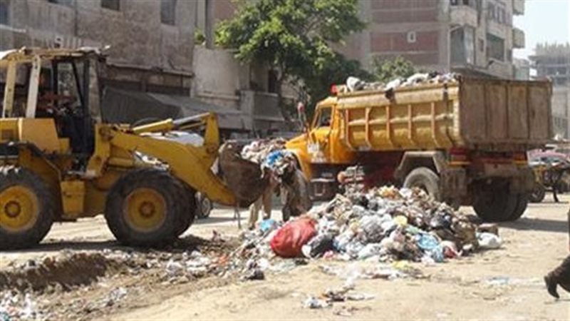 رفع مخلفات القمامة
