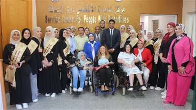 تفاصيل زيارة وفد المجلس القومي للأشخاص ذوي الإعاقة لجامعة المنصورة