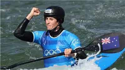 أولمبياد باريس، النيوزيلندي فين بوتشر يحصد ذهبية التجديف المتعرج 
