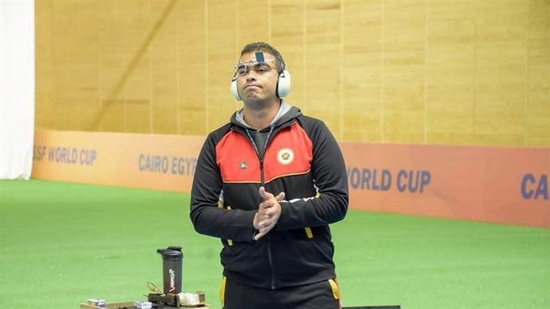 عمر خالد لاعب الرماية