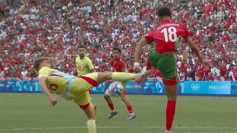 مباراة المغرب وإسبانيا