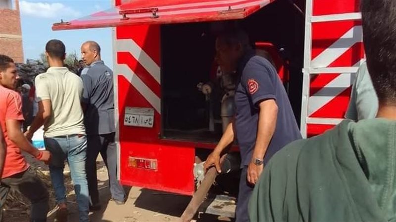 حريق هائل يلتهم محتويات