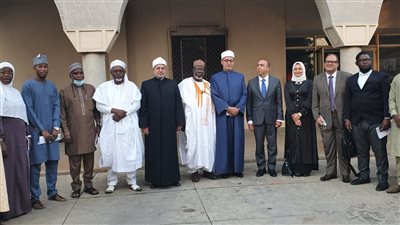 وفد الأزهر يبحث إنشاء مراكز لمكافحة الفكر المتطرف وتعليم العربية في نيجيريا 