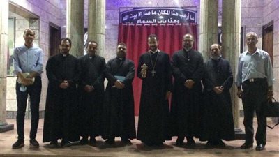 الأنبا باخوم يلتقي بلجنة السينودس الكاثوليكية لمنطقة الدلتا