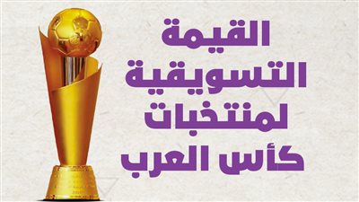 القيمة التسويقية لمنتخبات كأس العرب | إنفوجراف