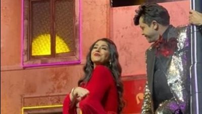 الصور الأولى لمحمد هنيدي وآيتن عامر في مسرحية سلام مربع