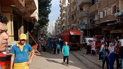 إخماد حريق داخل شقة سكنية في كفر الزيات