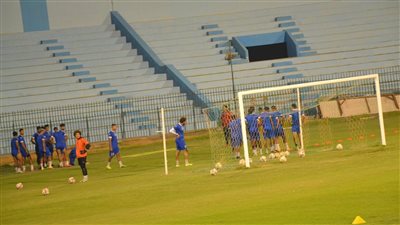 غزل المحلة يستعد لإنبي بتدريبات بدنية للمستبعدين من مباراة الشرقية| صور 