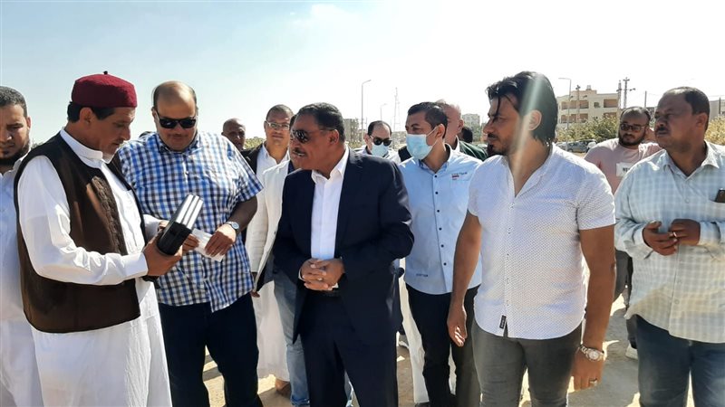 محافظ مطروح يتفقد